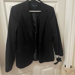 Kenneth Cole Black Single-Breasted Blazer
